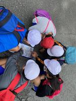 スタート前、作戦を練る