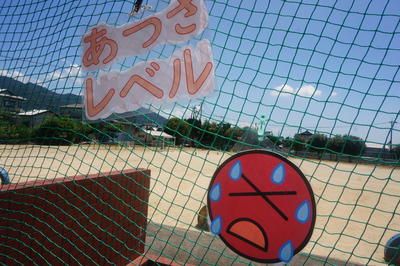 あつさレベル表示中