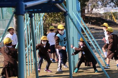 ６年生が追いかける