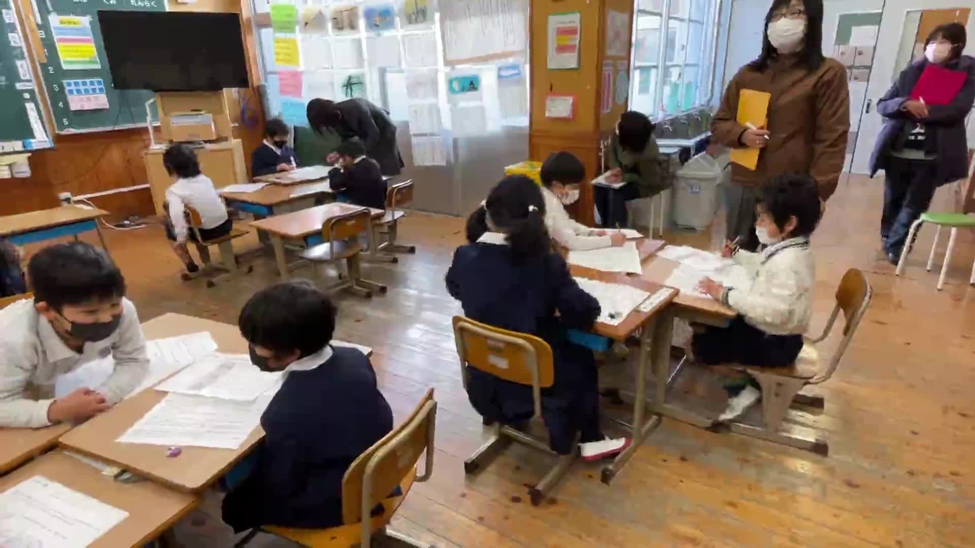 研究授業（1年1組）1/25