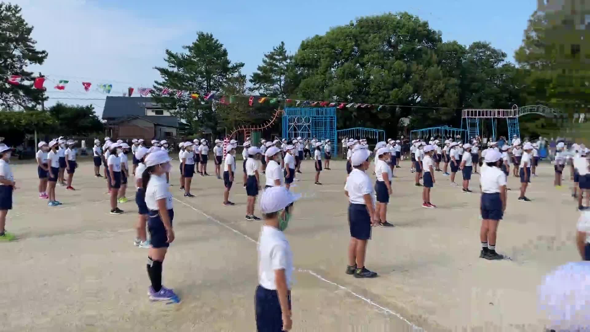 運動会 開会式　♪ゴーゴーゴー！