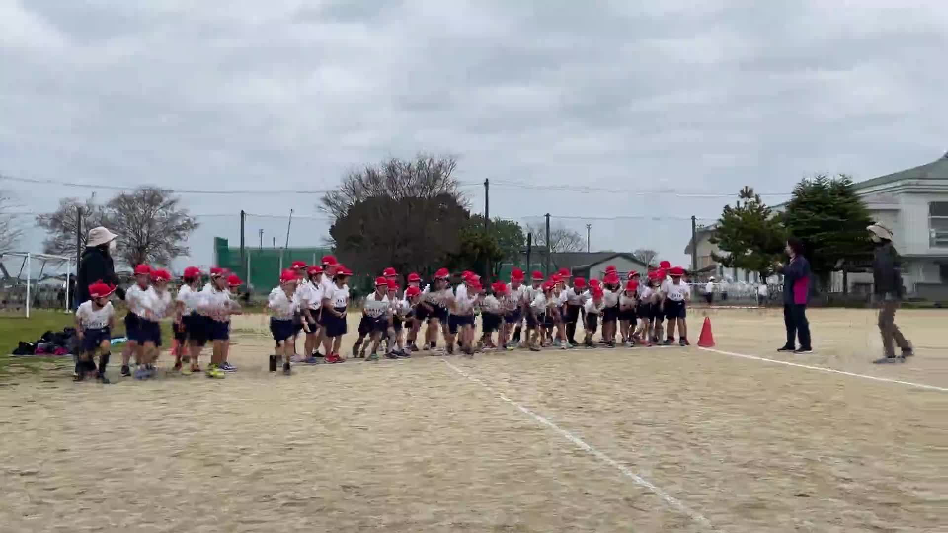 はじめての持久走大会！一年生1/18