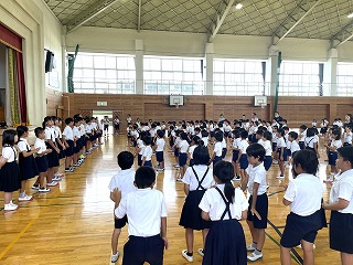 運動会 結団式 9／20 