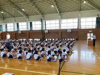 避難訓練(不審者対応) 10/16