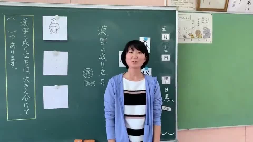 ②漢字の成り立ち（５年国語）