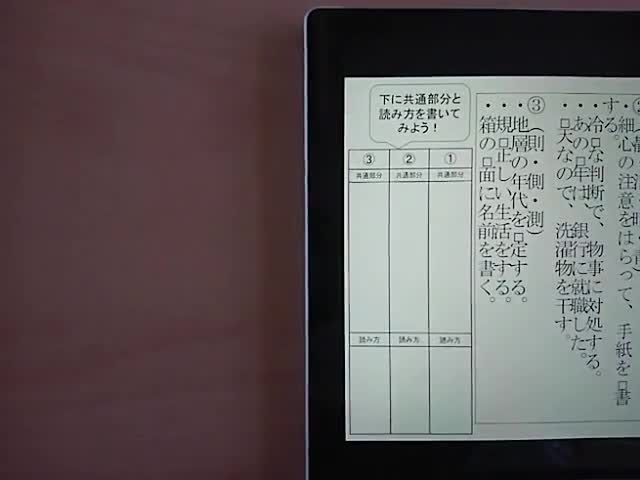⑥家庭学習の答えその１（6年国語）