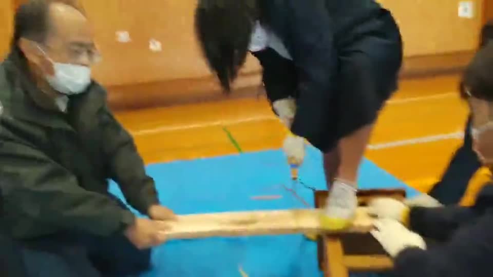 「５年６年木工教室～木を切る」《R3-290》