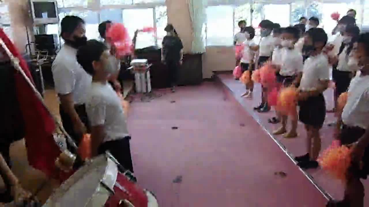 「運動会練習～応援団」ごしょチューブ《R3-137》