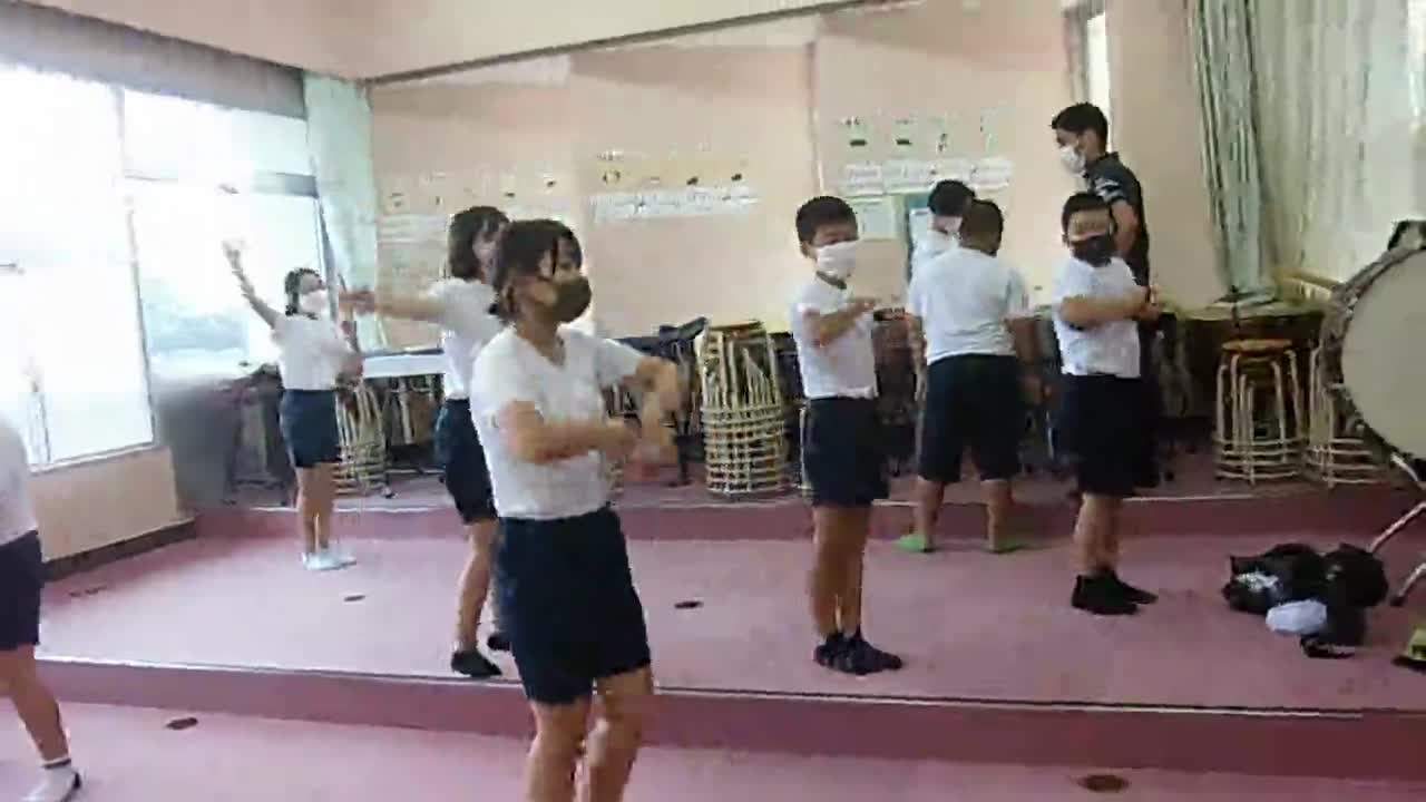 「運動会練習～演舞の確認」ごしょチューブ《R3-115》