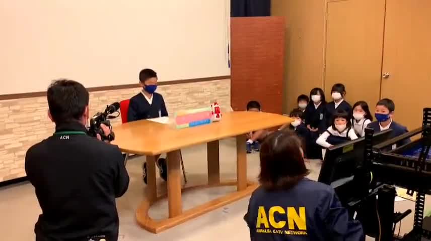 「３年４年見学旅行～ケーブルテレビにて」ごしょチューブ《R3-247》