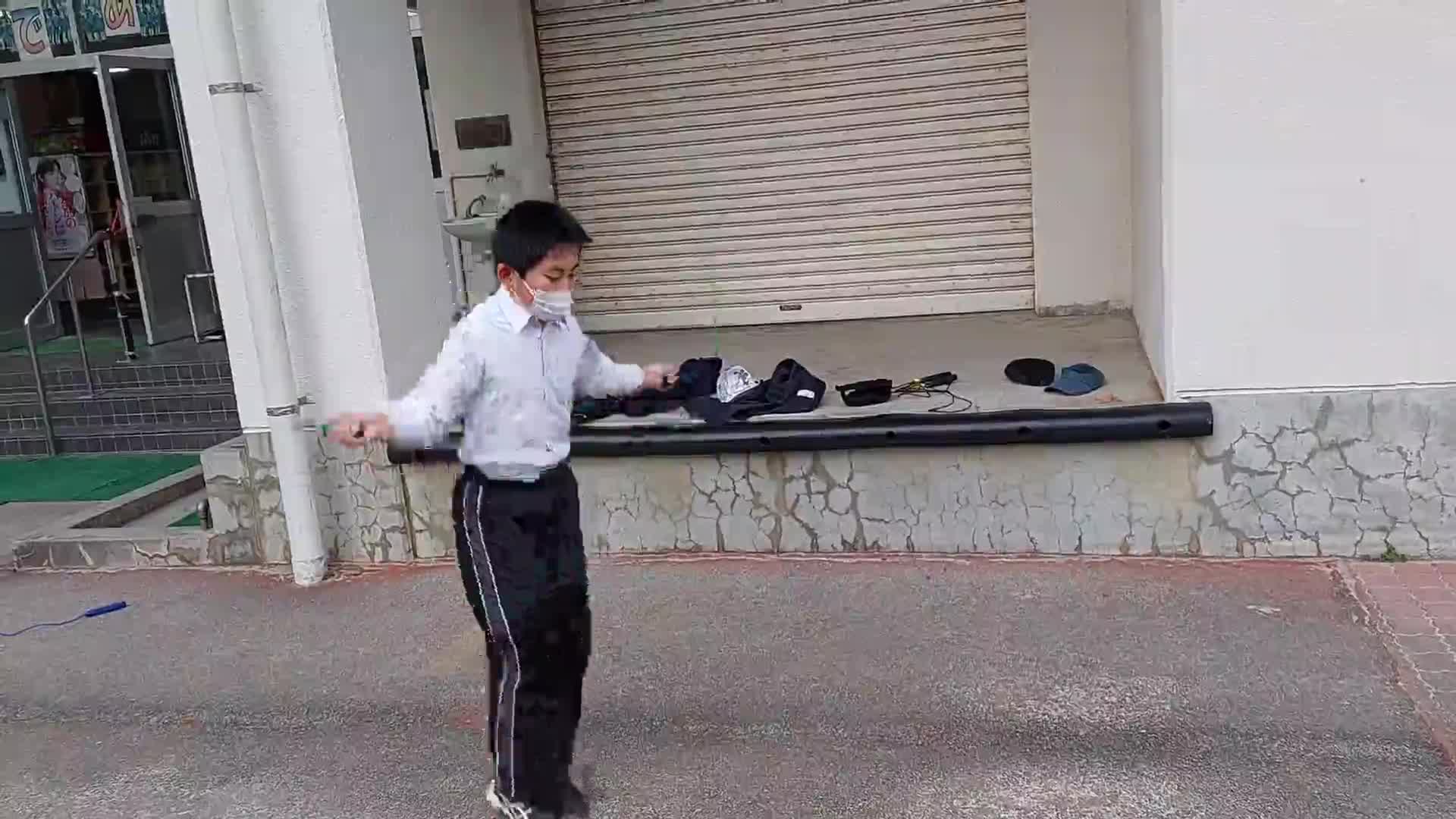 「５年ハヤブサ～スーパースロー再生」ごしょチューブ《R3-343》