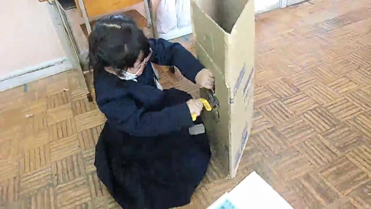 「１年図工～はこでつくったよ」ごしょチューブ《R3-200》