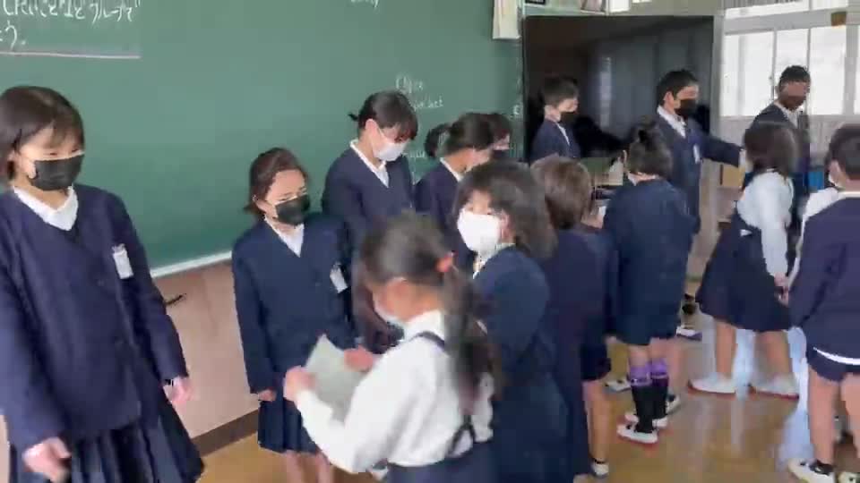 「６年←２年、ありがとう」ごしょチューブ《R3-363》