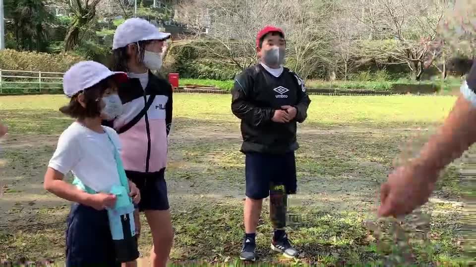 ごしょチューブ65番全校「送別遠足」＃３ウオークラリーの早口言葉チャレンジ