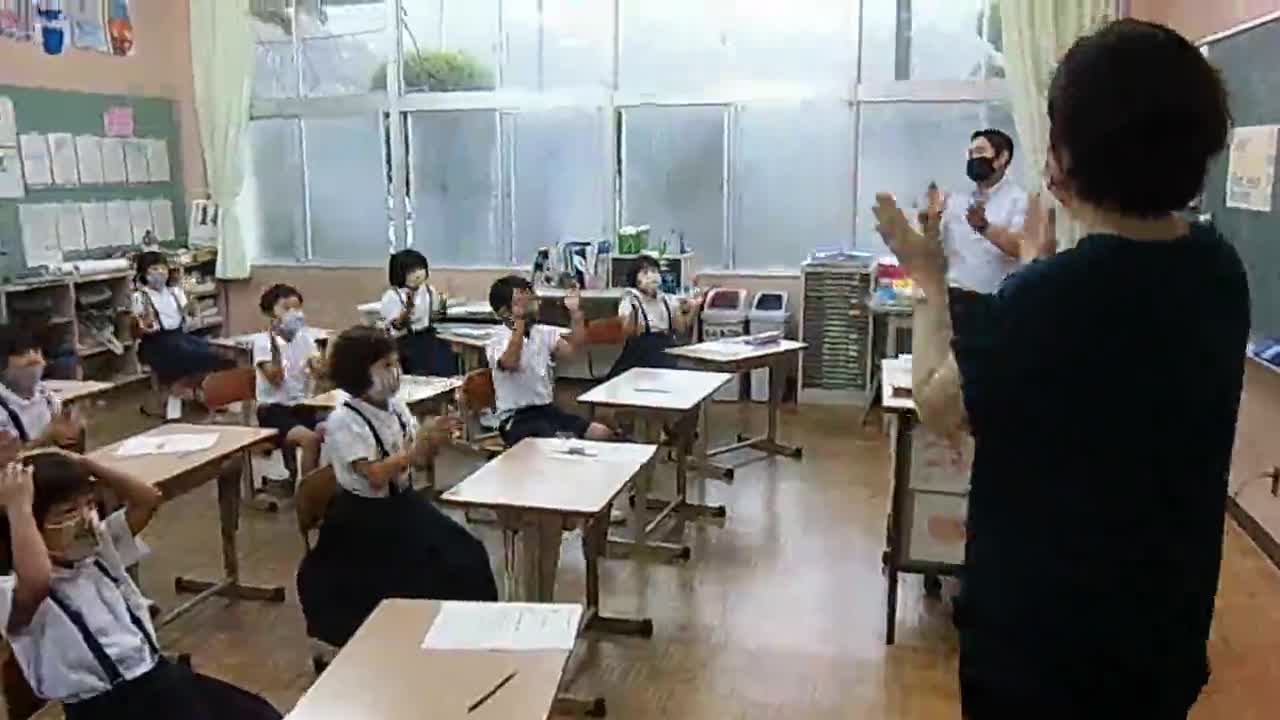 「２年外国語活動～盛り上がり」ごしょチューブ《R3-131》