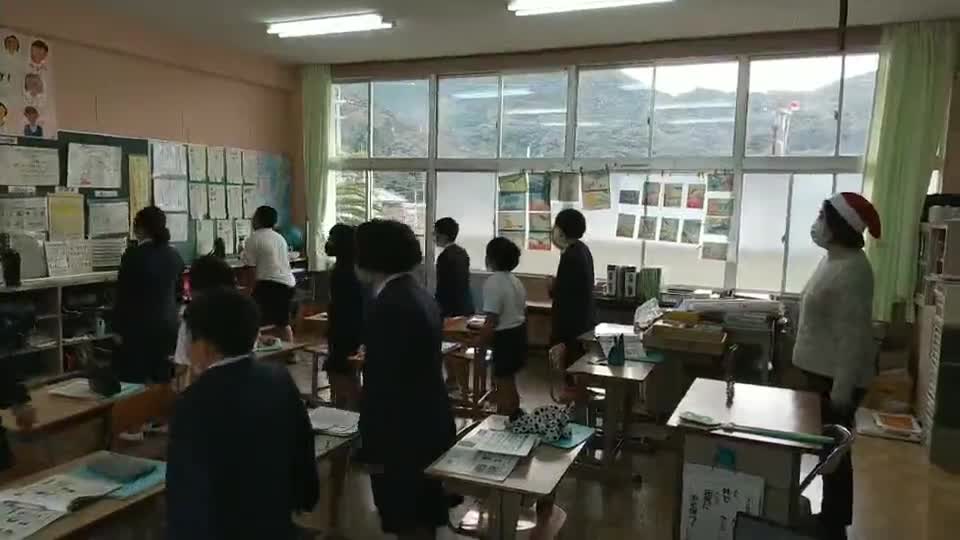 「５年外国語～メリークリスマス」ごしょチューブ《R3-289》