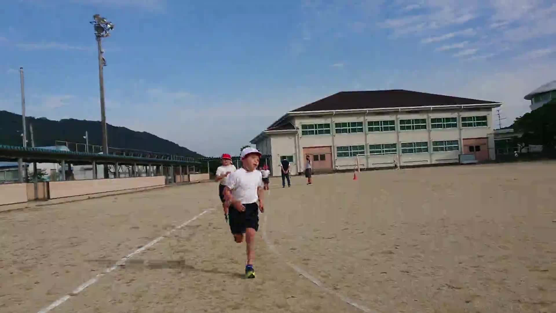 「１年２年体育持久走～めざせQちゃん」ごしょチューブ《R3-237》