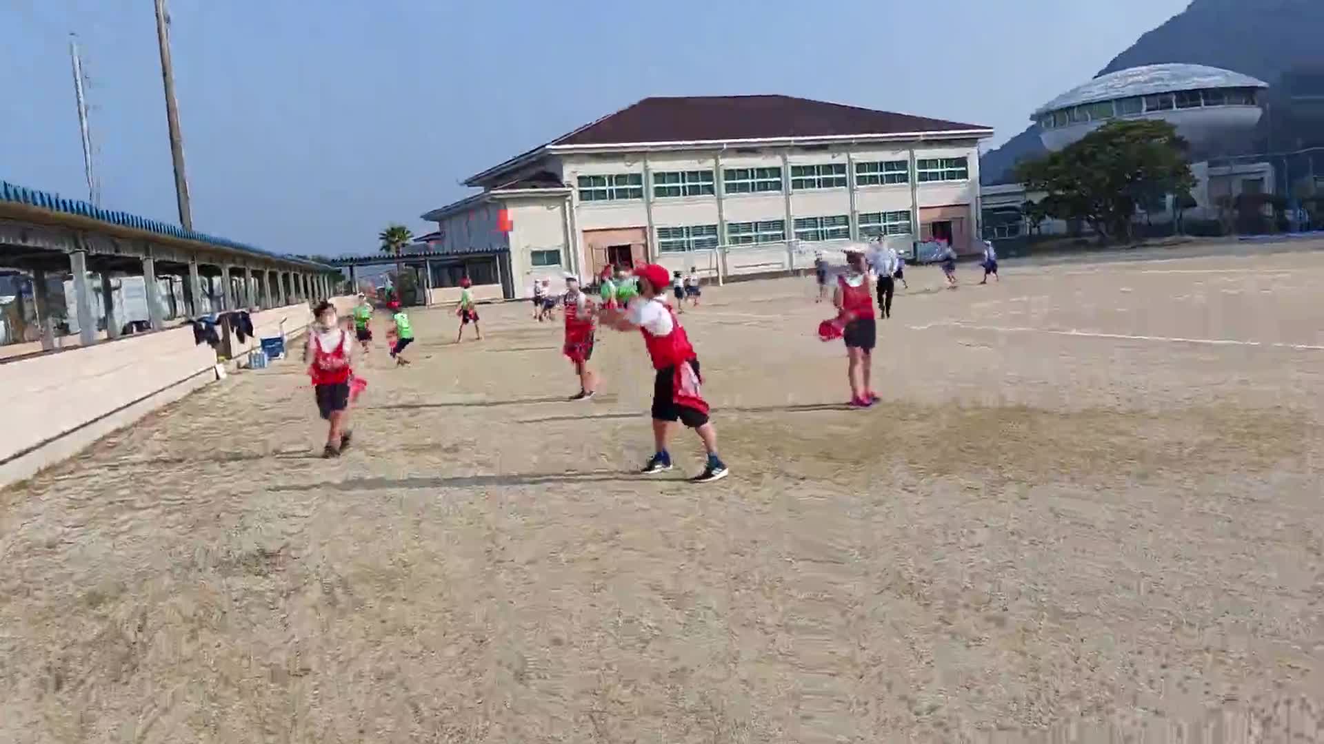 「５年６年フラッグフットボール①～パス練習」ごしょチューブ《R3-327》