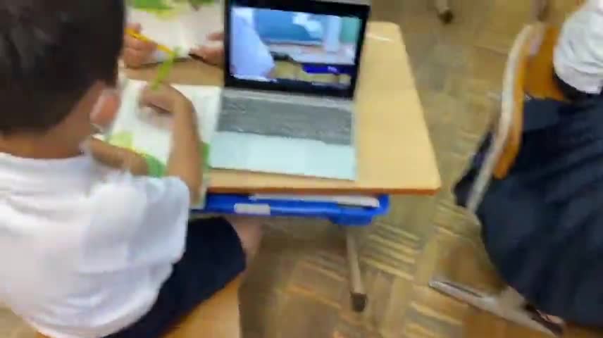 「１年国語～音読発表会の練習風景」ごしょチューブ《R3-130》