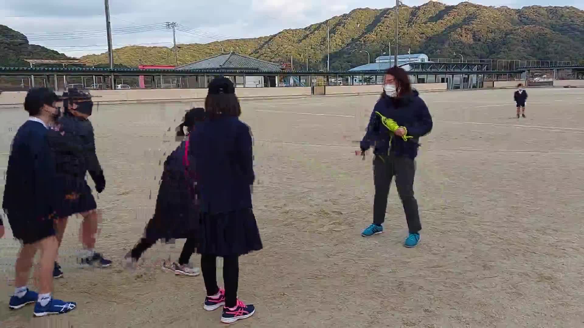 「６年朝の風景～ながなわチャレンジ」ごしょチューブ《R3-331》