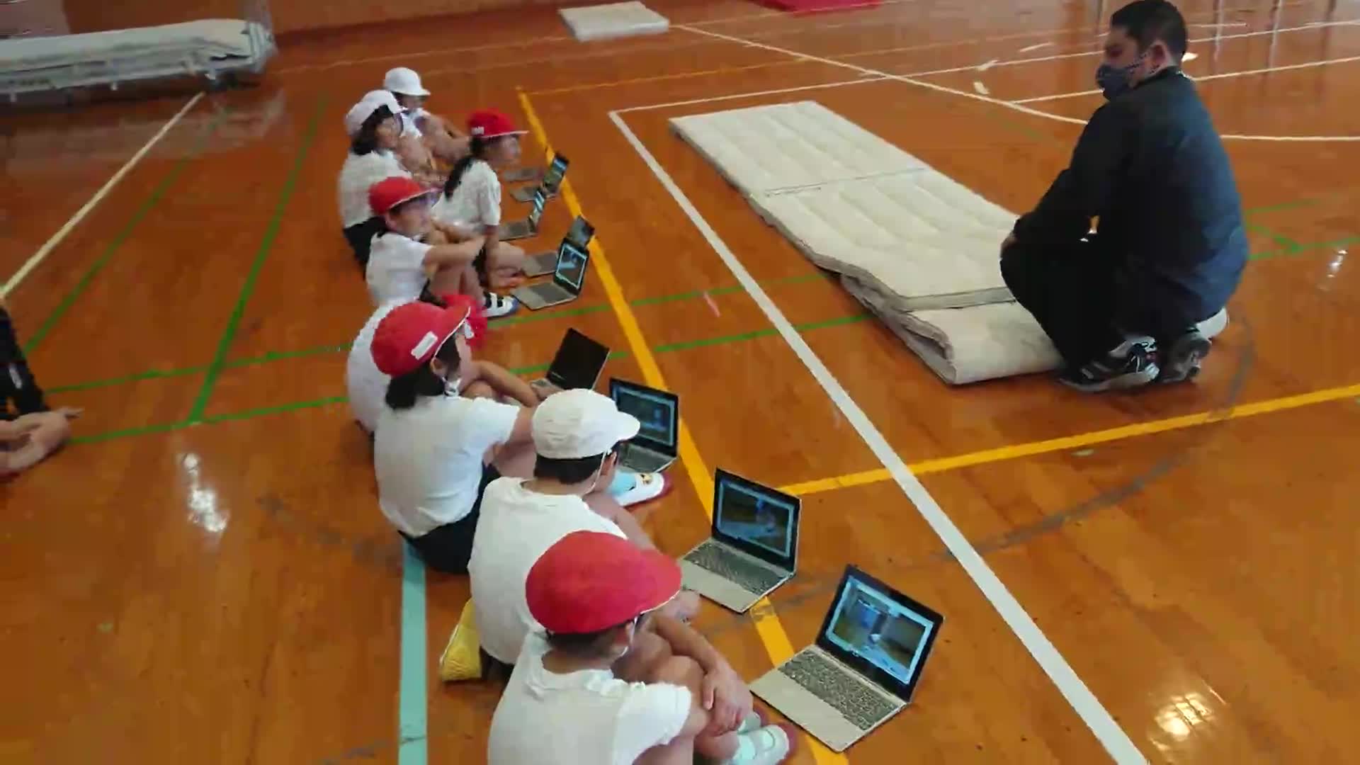 「２年体育～マット運動」ごしょチューブ《R3-277》