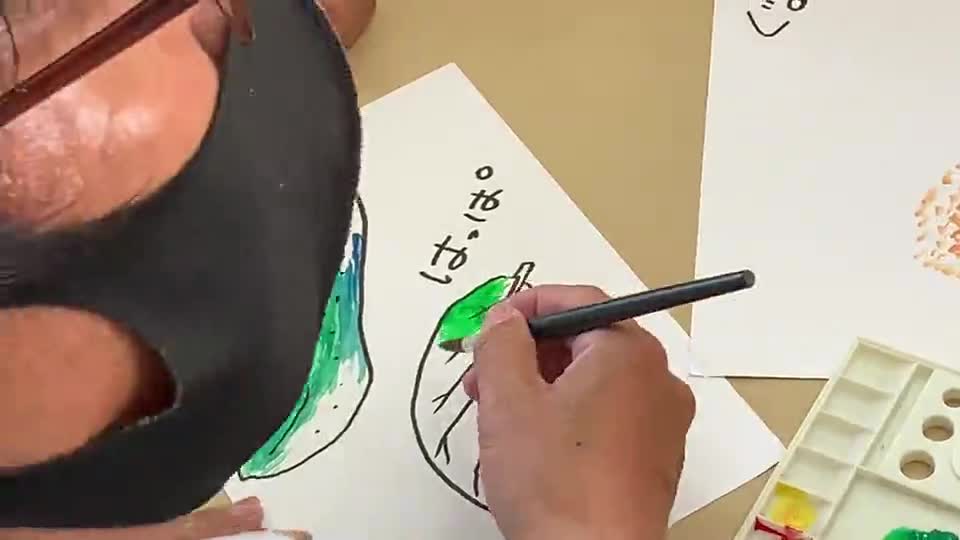 「３年図工～彩色レクチャー」ごしょチューブ《R3-169》