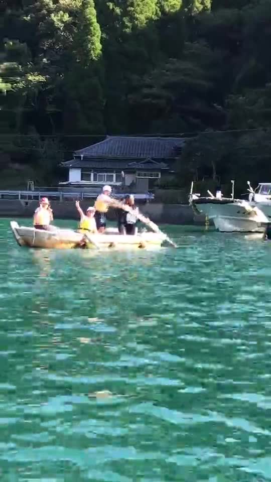 ごしょチューブ⑰４年総合「伝馬船乗船体験」