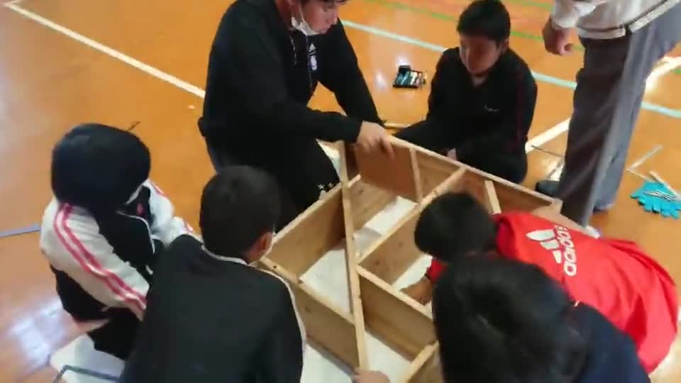 ごしょチューブ⑨６年「ものづくり体験教室」製作風景＃２