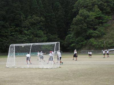 大盛り上がりのサッカー