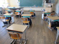 2年生の身を守る行動の様子