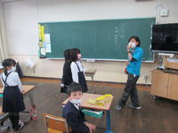 デモンストレーションの二人