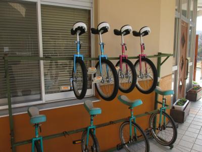 いただいた「一輪車」