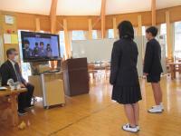 互いの学校を紹介