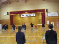 ６年生の姿を目に焼き付ける５年生