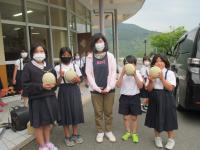 田浦さんから「肥後グリーン」の贈り物