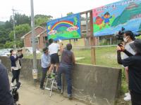 最後のビス留め