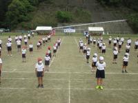 全員整列　閉会式