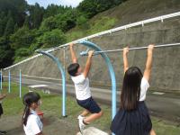 わかなさん上段から下段への渡り成功