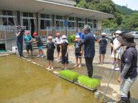 JAやつしろ皆吉さんの説明