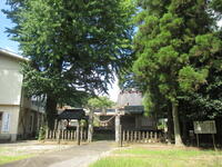 森に囲まれた久多良木神社