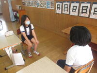 台上前転ができるようになったよ。