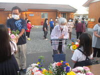 お礼の言葉をいただきました。