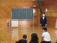 ４年生みつばさんの進行