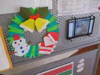 給食ボードの飾り