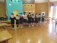 ４年生音読発表