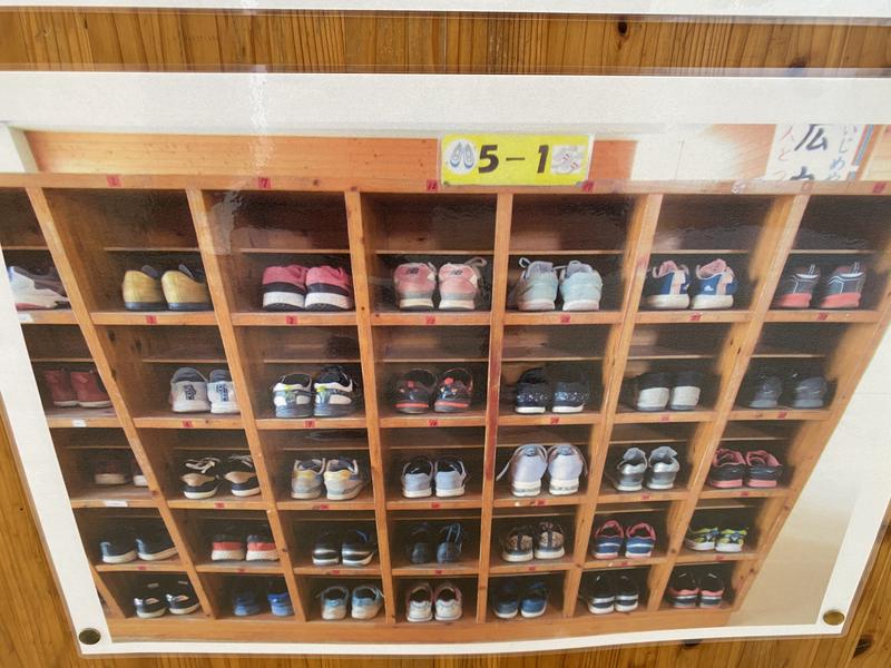 きれいにそろった靴箱