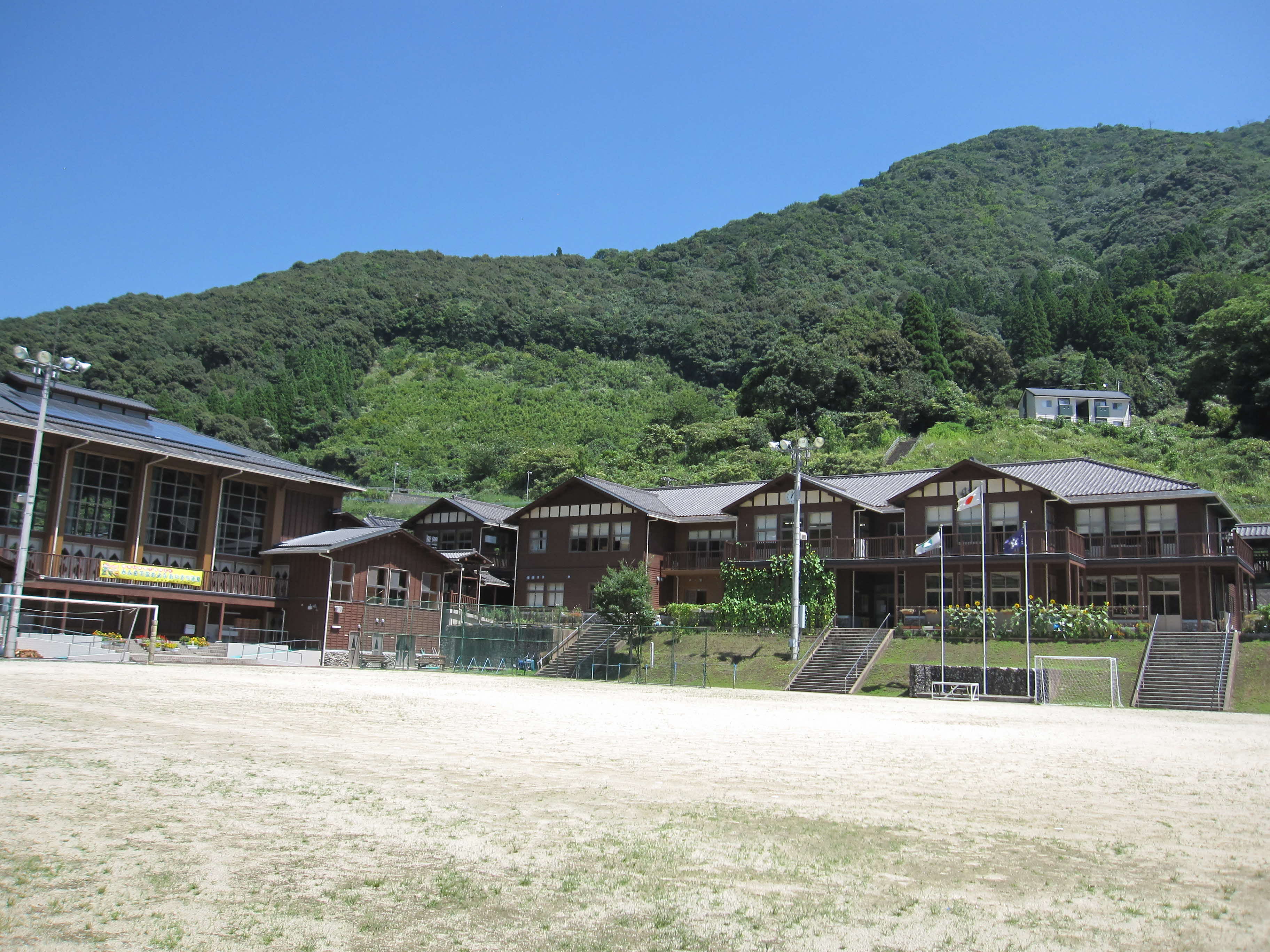 小中学校校舎空撮