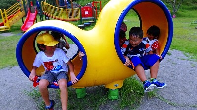 人吉市・石野公園にて