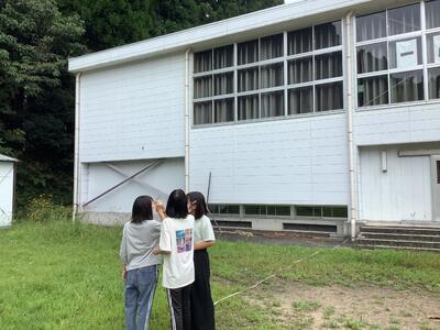 分度器を使って角度を測る