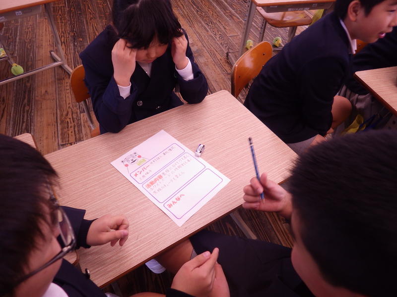 チームでの話し合い